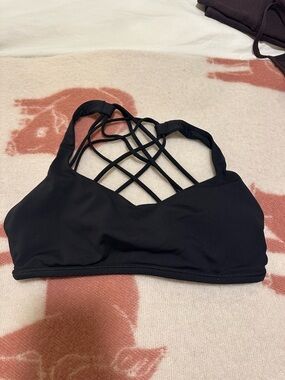lululemon athletica Black Strappy Sports Bra